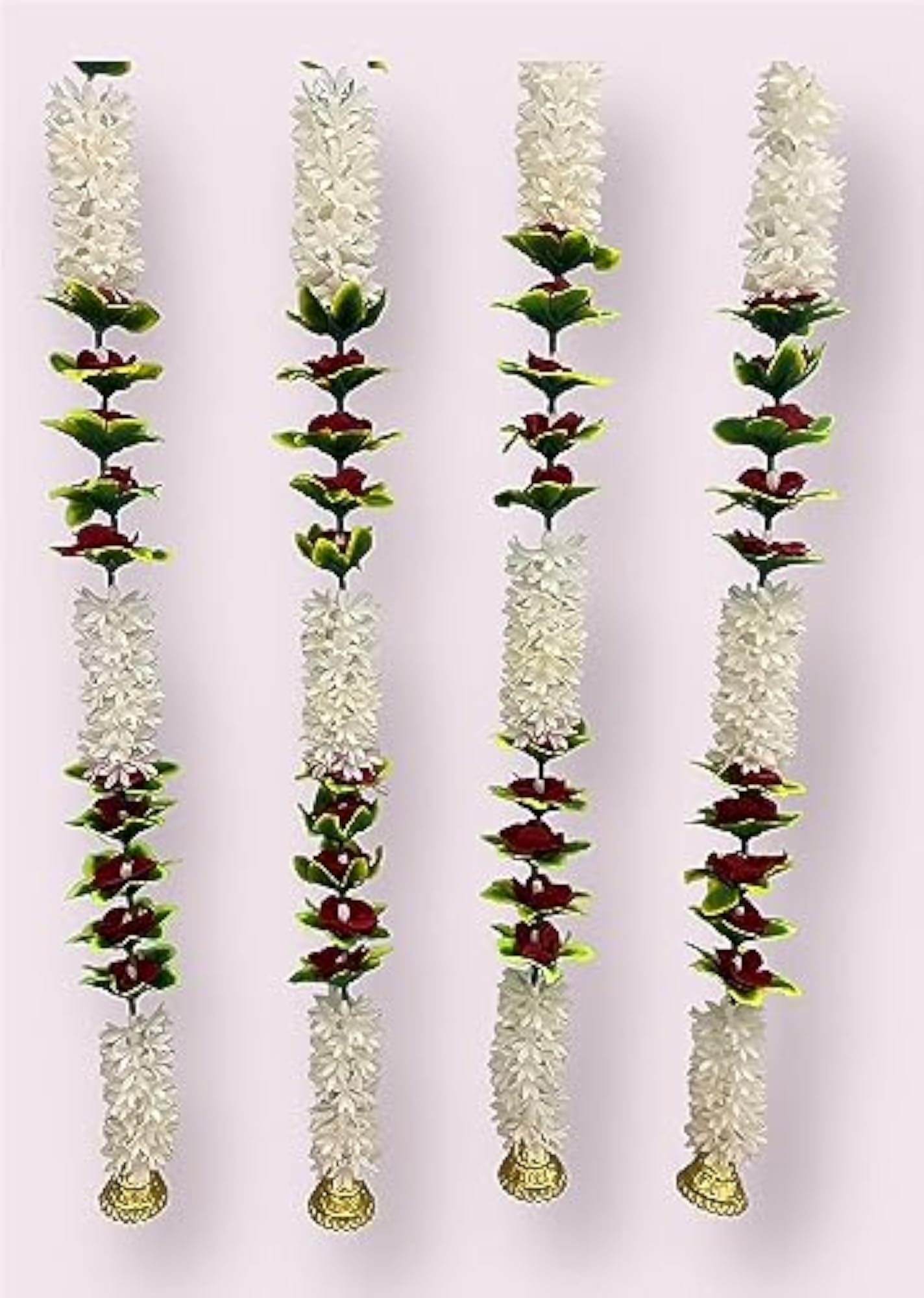 Decorative Artificial Round Chakri Flowers, 4 Feet